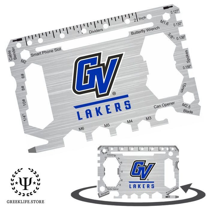 Grand Valley State University 46-in-1 Pocket Multi-Tool Card