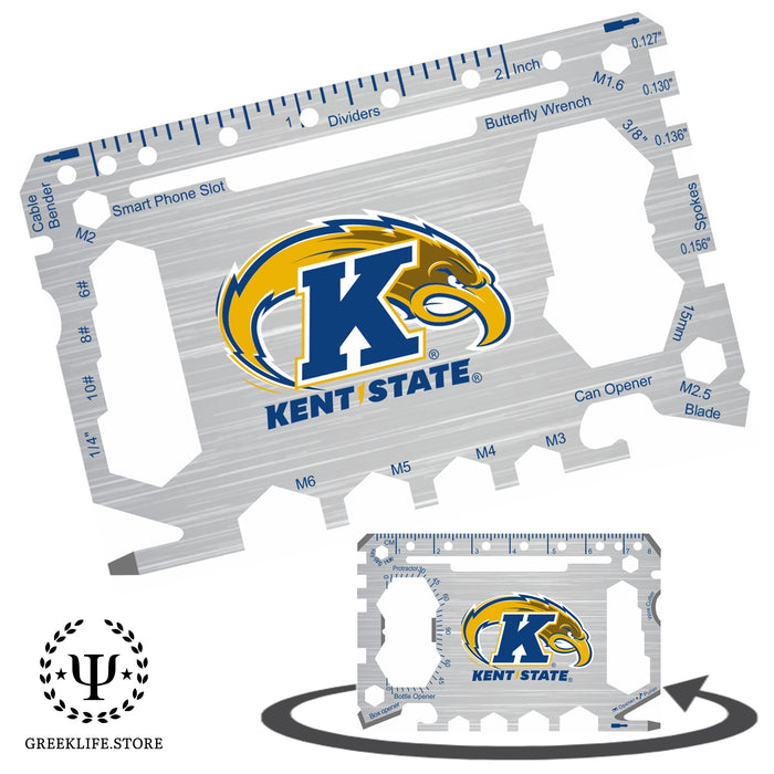 Kent State University 46-in-1 Pocket Multi-Tool Card