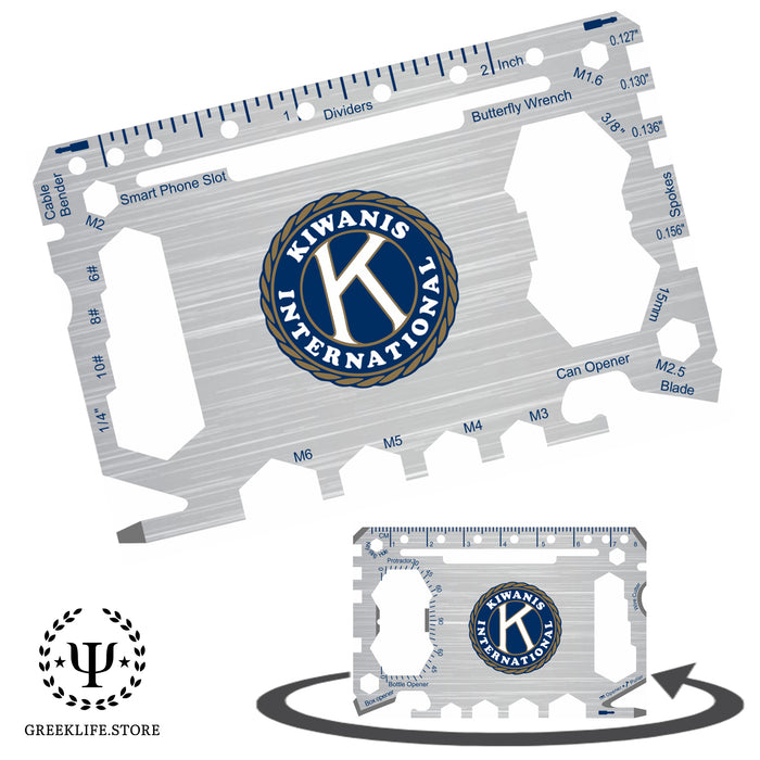Kiwanis International 46-in-1 Pocket Multi-Tool Card