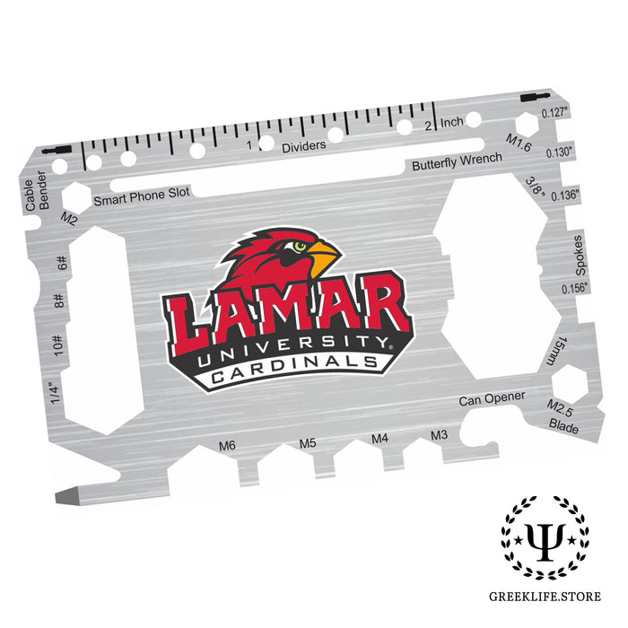 Lamar University 46-in-1 Pocket Multi-Tool Card