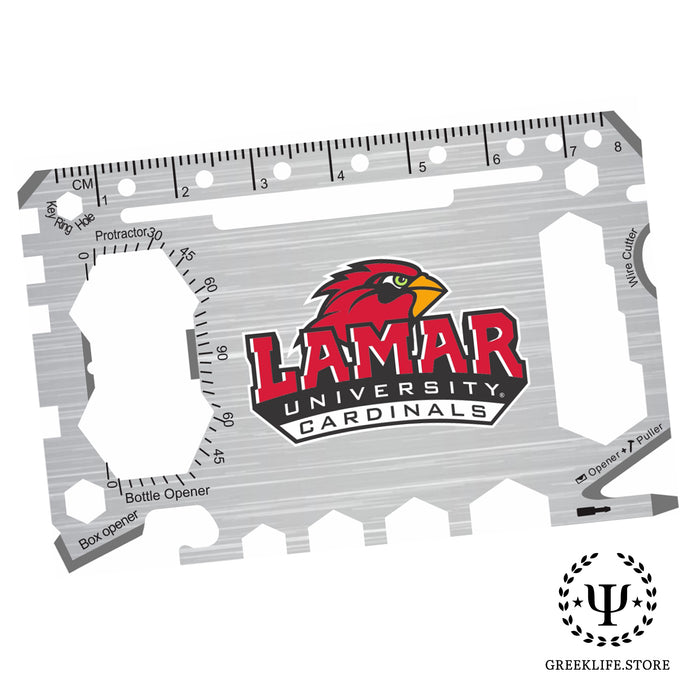 Lamar University 46-in-1 Pocket Multi-Tool Card