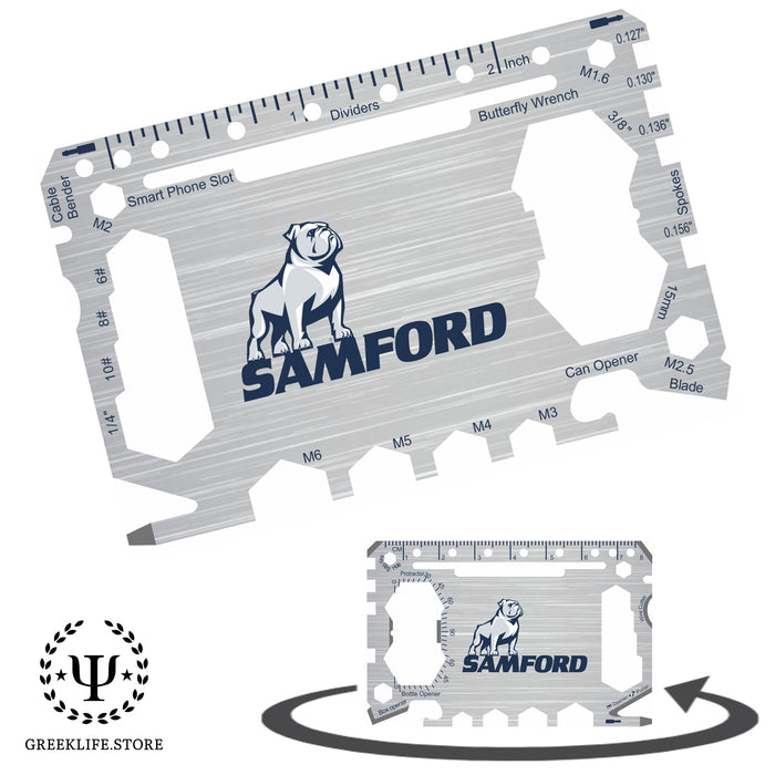 Samford University 46-in-1 Pocket Multi-Tool Card