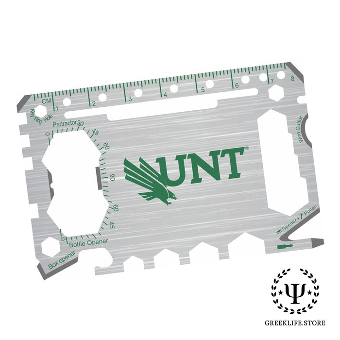 University of North Texas 46-in-1 Pocket Multi-Tool Card