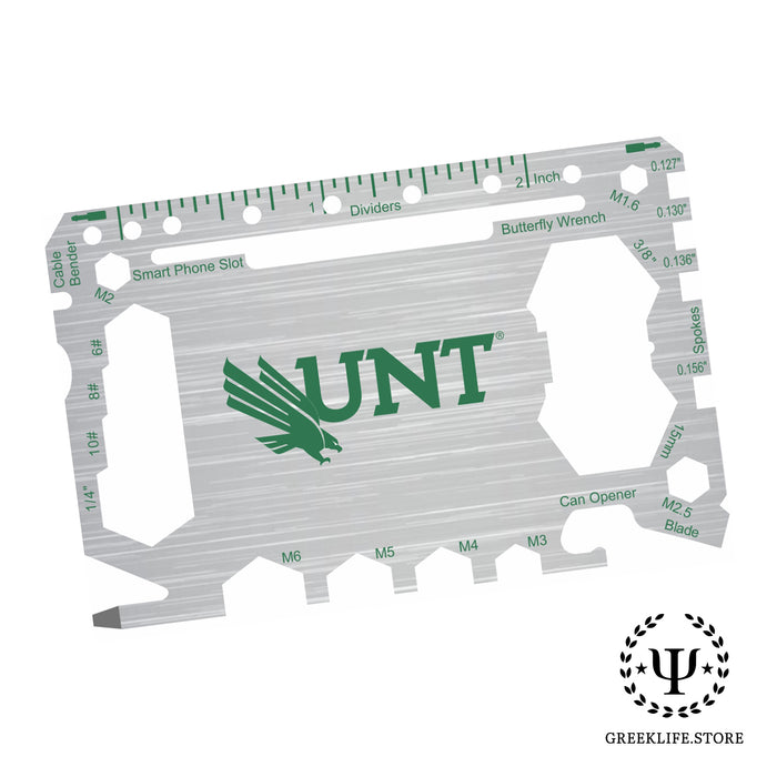 University of North Texas 46-in-1 Pocket Multi-Tool Card