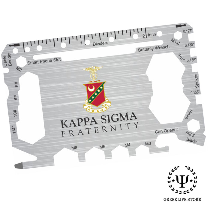 Kappa Sigma 46-in-1 Pocket Multi-Tool Card