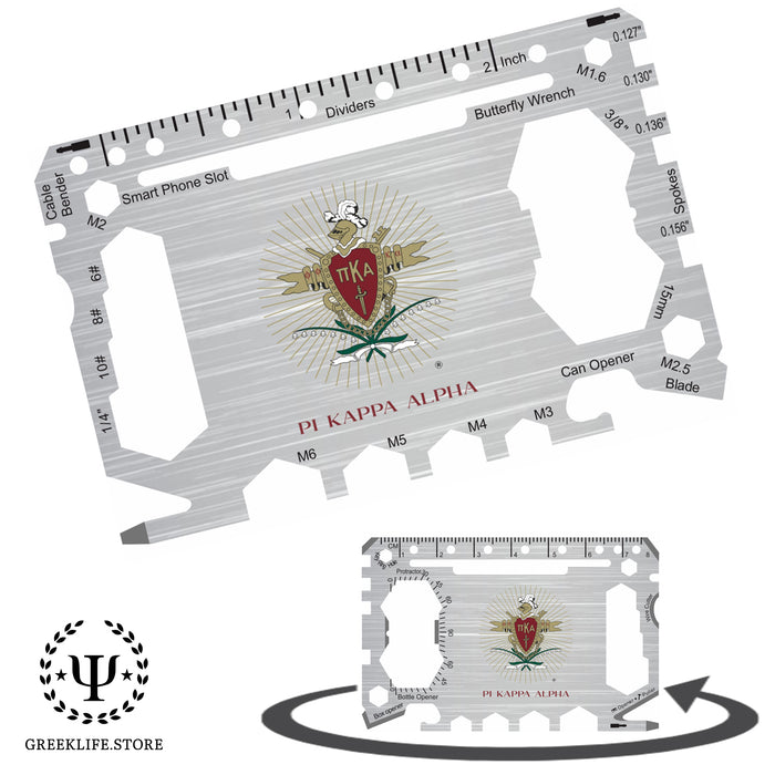 Pi Kappa Alpha 46-in-1 Pocket Multi-Tool Card