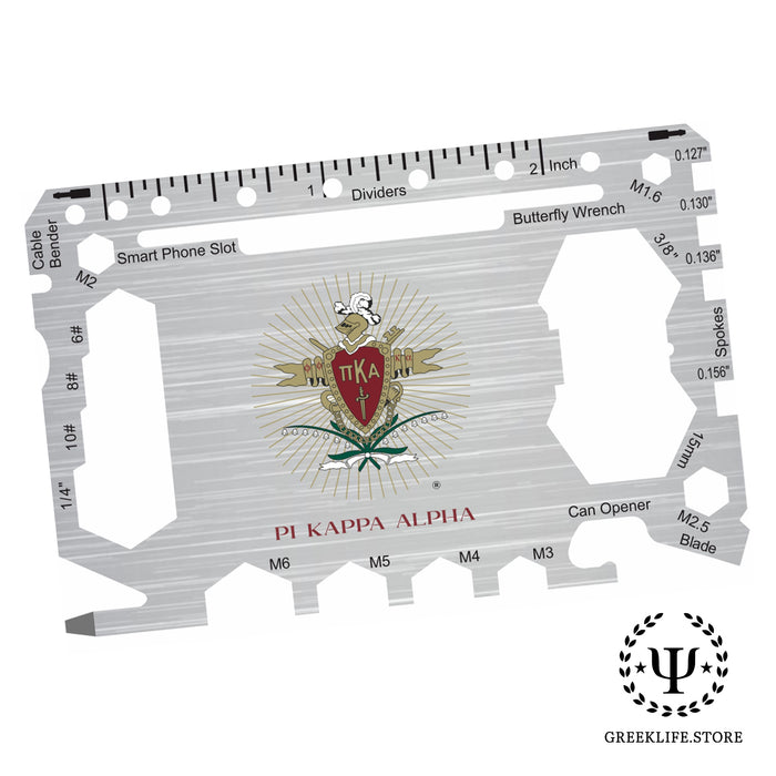 Pi Kappa Alpha 46-in-1 Pocket Multi-Tool Card