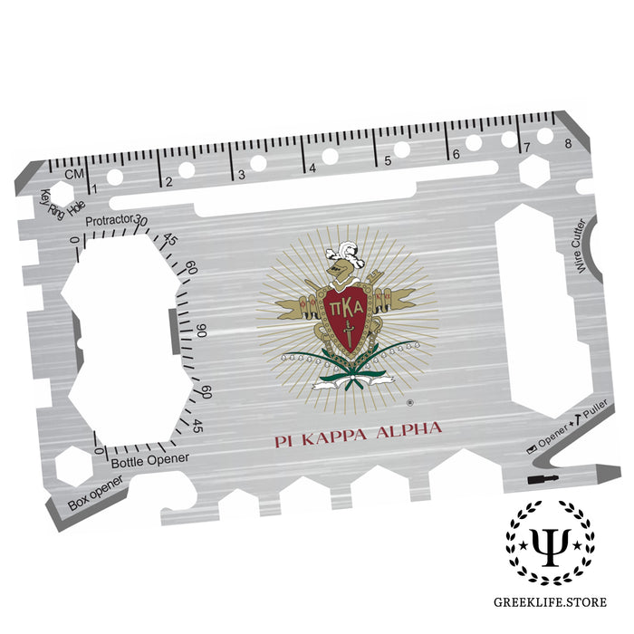 Pi Kappa Alpha 46-in-1 Pocket Multi-Tool Card