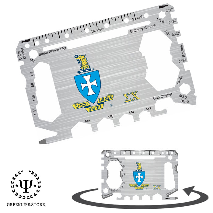 Sigma Chi 46-in-1 Pocket Multi-Tool Card