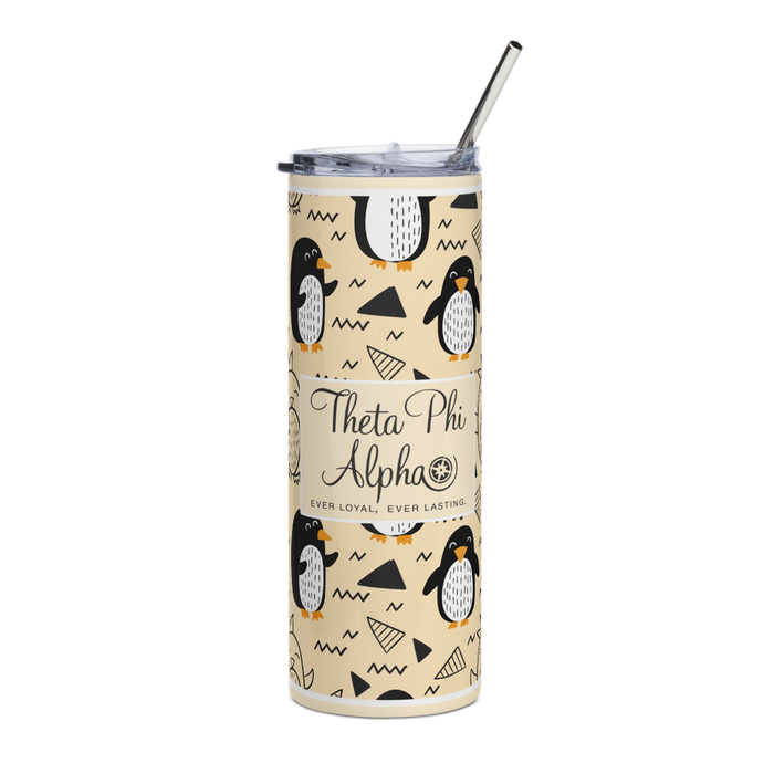 Alpha Phi Water Bottle or Skinny Tumbler - Happy Thoughts Gifts