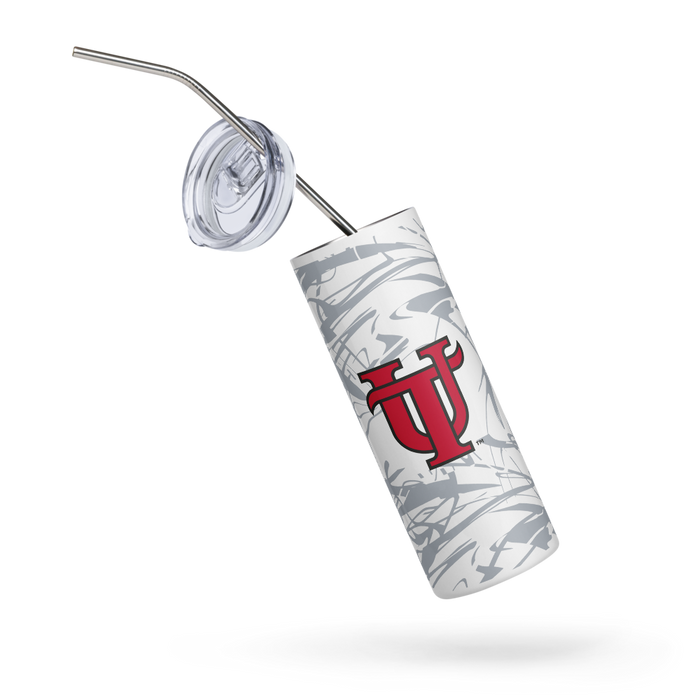 University of Tampa Stainless Steel Skinny Tumbler 20 OZ Overall Print