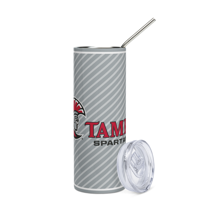 University of Tampa Stainless Steel Skinny Tumbler 20 OZ Overall Print