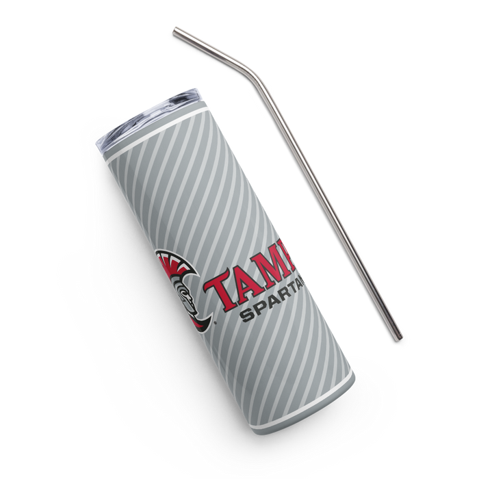 University of Tampa Stainless Steel Skinny Tumbler 20 OZ Overall Print
