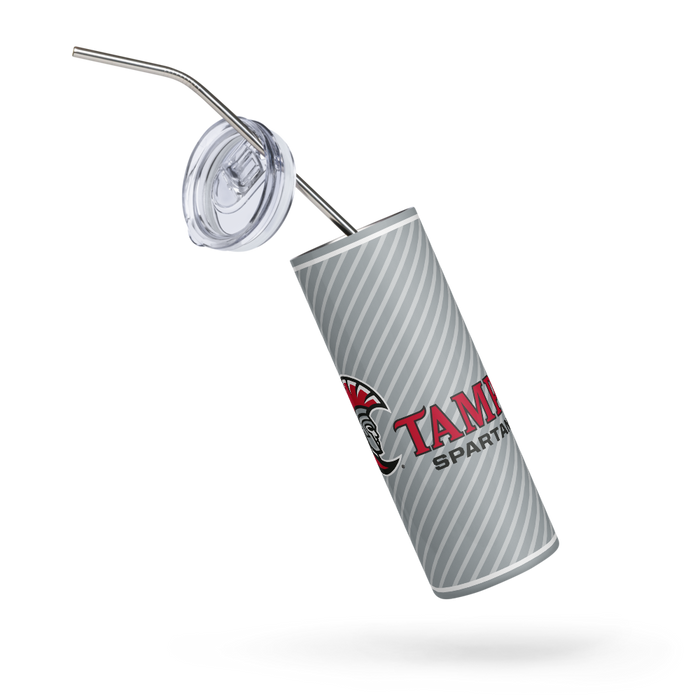 University of Tampa Stainless Steel Skinny Tumbler 20 OZ Overall Print