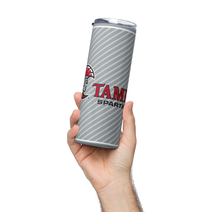 University of Tampa Stainless Steel Skinny Tumbler 20 OZ Overall Print