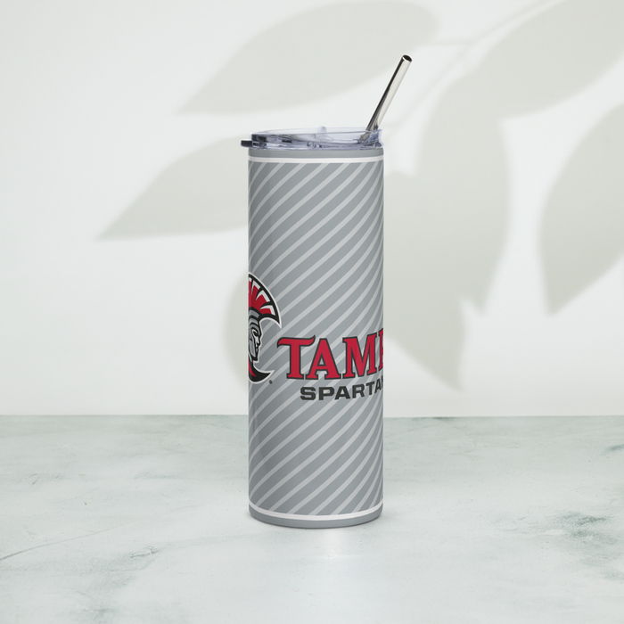 University of Tampa Stainless Steel Skinny Tumbler 20 OZ Overall Print