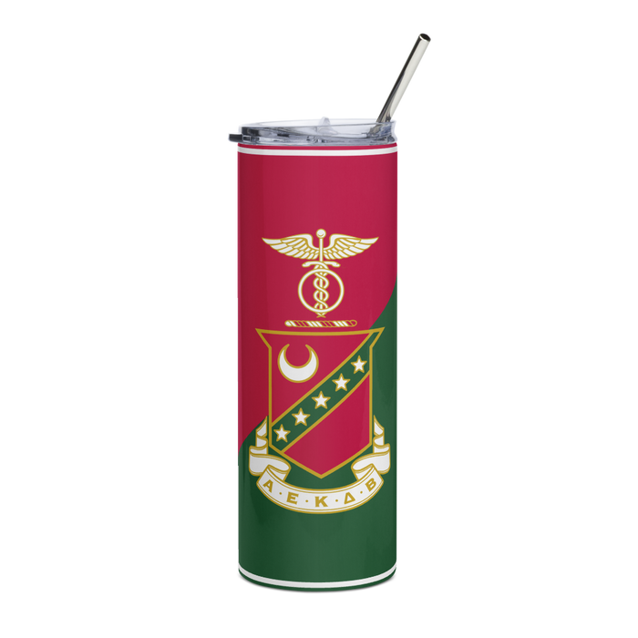Kappa Sigma Stainless Steel Skinny Tumbler 20 OZ Overall Print