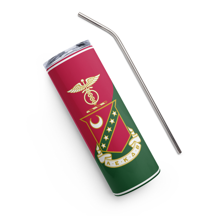 Kappa Sigma Stainless Steel Skinny Tumbler 20 OZ Overall Print