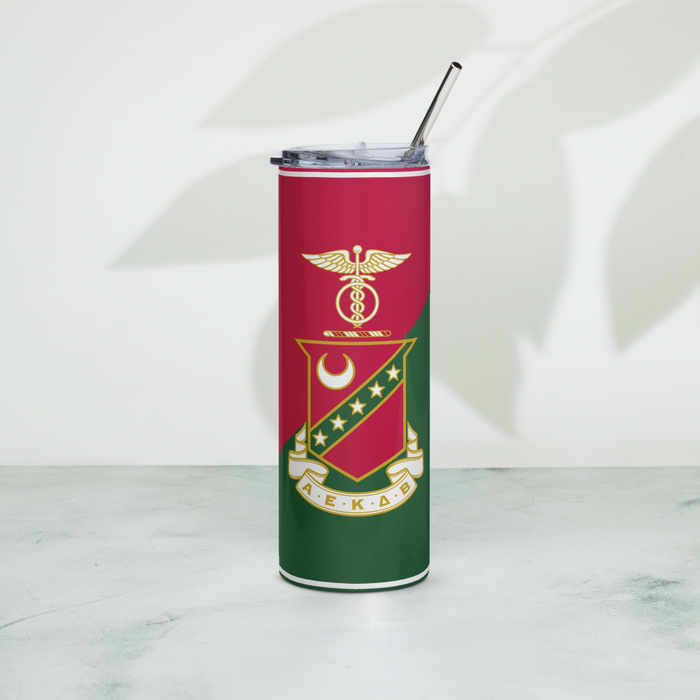 Kappa Sigma Stainless Steel Skinny Tumbler 20 OZ Overall Print