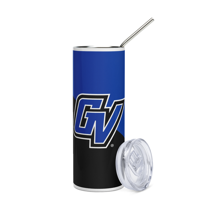 Grand Valley State University Stainless Steel Skinny Tumbler 20 OZ Overall Print