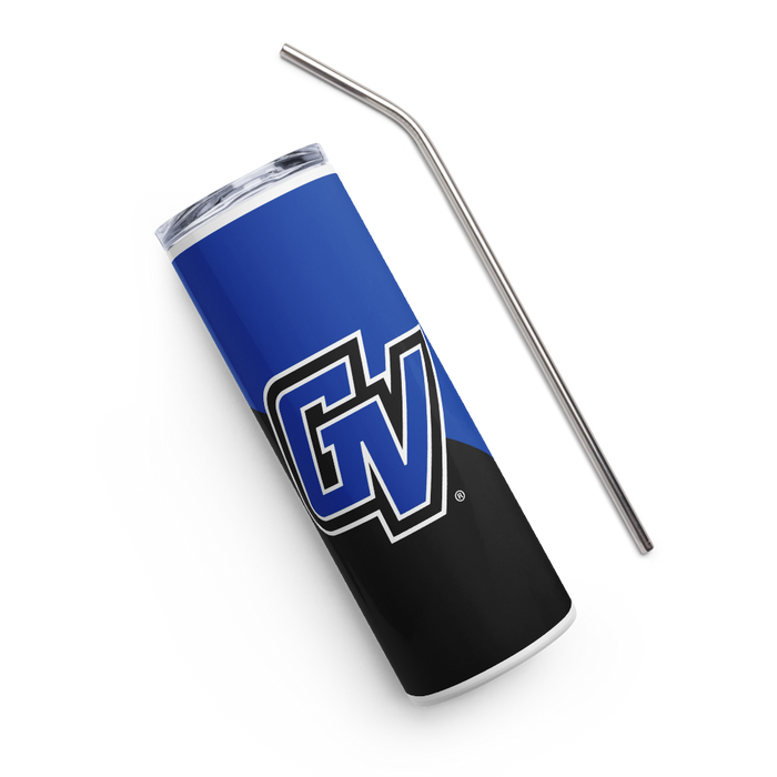 Grand Valley State University Stainless Steel Skinny Tumbler 20 OZ Overall Print