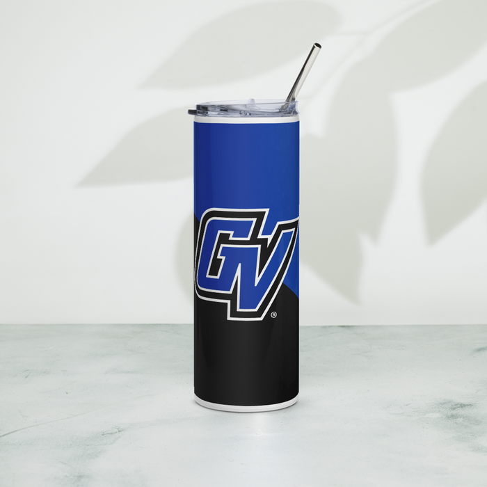 Grand Valley State University Stainless Steel Skinny Tumbler 20 OZ Overall Print