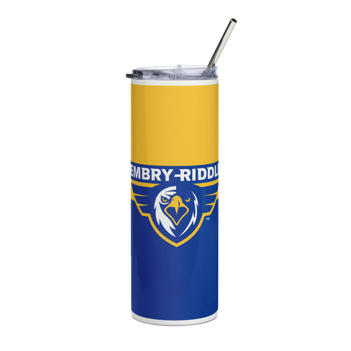 Embry-Riddle Aeronautical University Stainless Steel Skinny Tumbler 20 OZ Overall Print