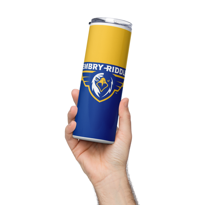 Embry-Riddle Aeronautical University Stainless Steel Skinny Tumbler 20 OZ Overall Print