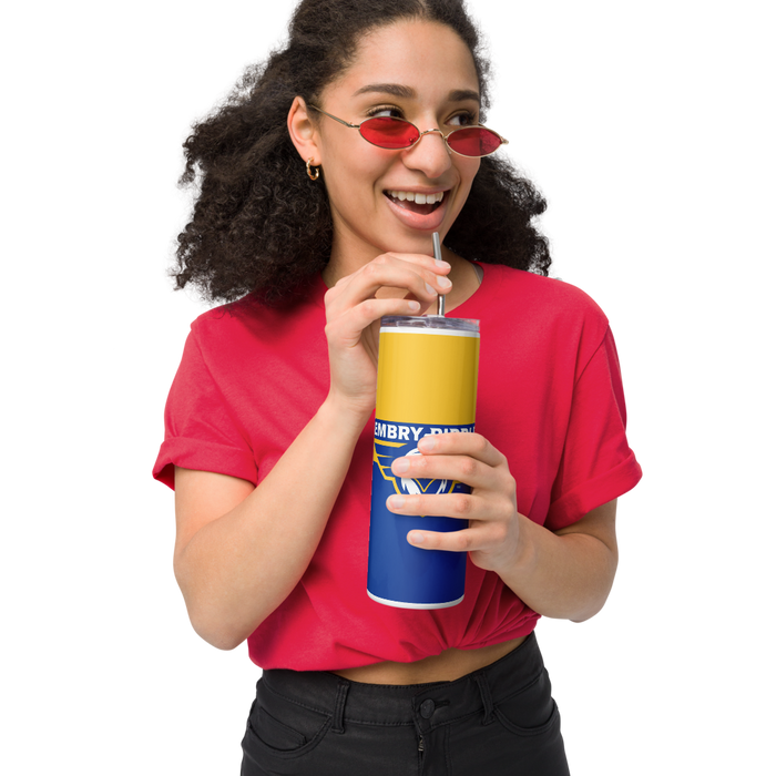 Embry-Riddle Aeronautical University Stainless Steel Skinny Tumbler 20 OZ Overall Print