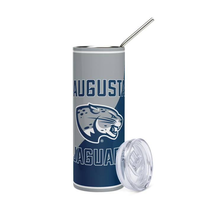 Augusta University Stainless Steel Skinny Tumbler 20 OZ Overall Print