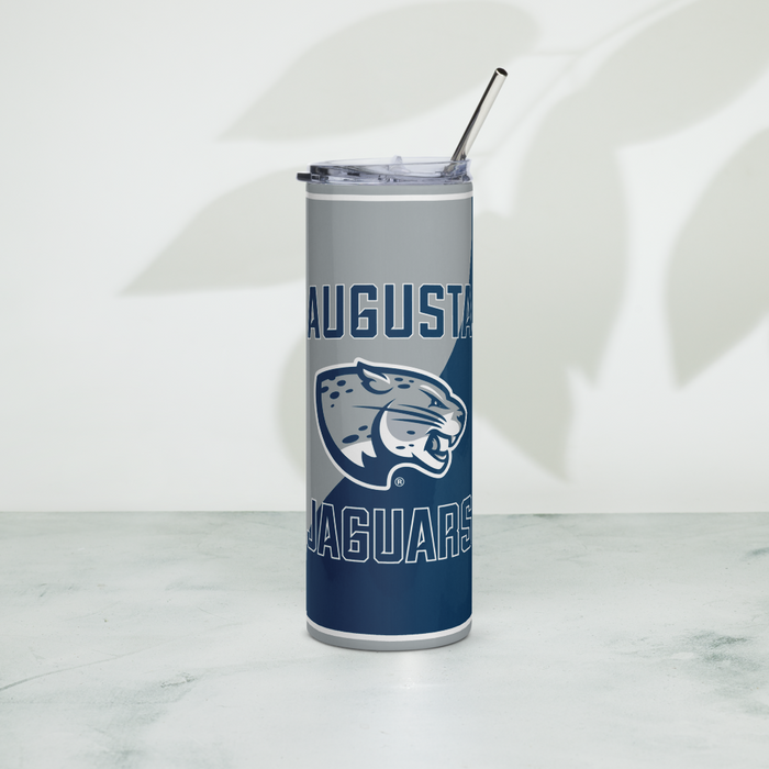 Augusta University Stainless Steel Skinny Tumbler 20 OZ Overall Print