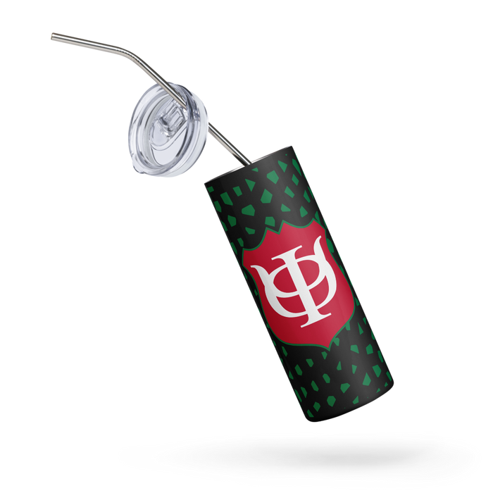 Phi Kappa Psi Stainless Steel Skinny Tumbler 20 OZ Overall Print