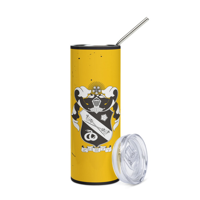 Sigma Nu Stainless Steel Skinny Tumbler 20 OZ Overall Print
