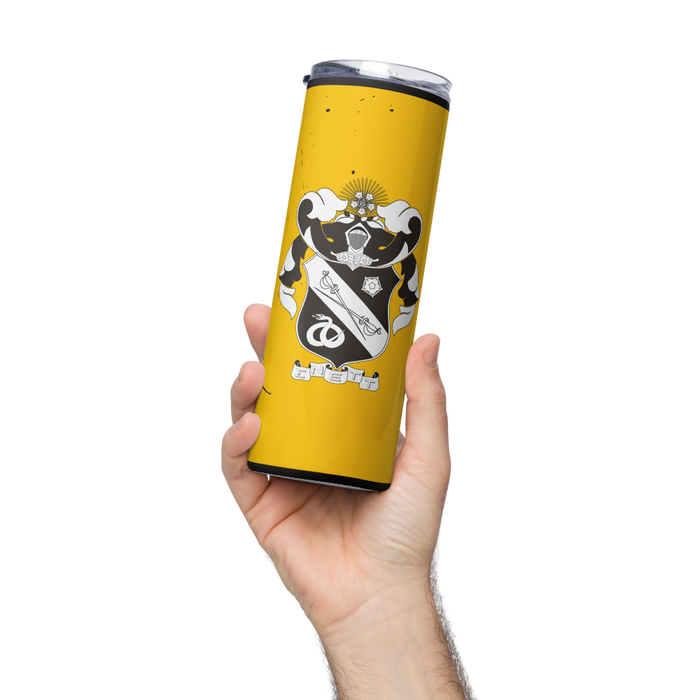 Sigma Nu Stainless Steel Skinny Tumbler 20 OZ Overall Print