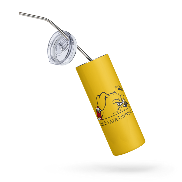 Ferris State University Stainless Steel Skinny Tumbler 20 OZ Overall Print