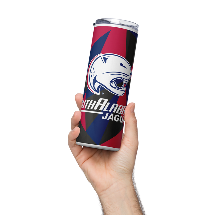 University of South Alabama Stainless Steel Skinny Tumbler 20 OZ Overall Print
