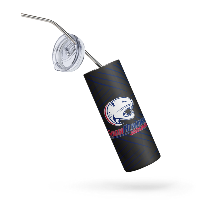 University of South Alabama Stainless Steel Skinny Tumbler 20 OZ Overall Print
