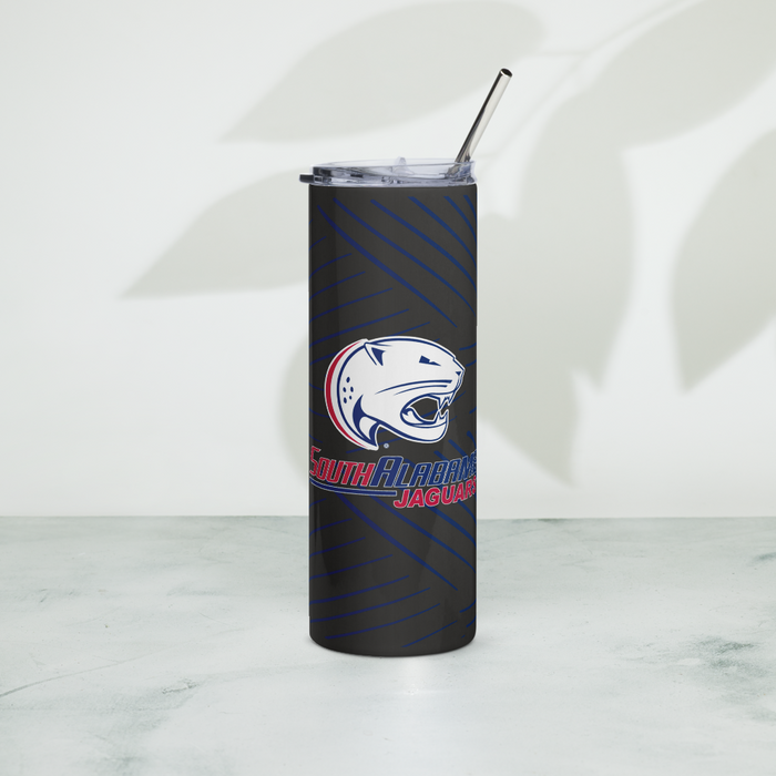 University of South Alabama Stainless Steel Skinny Tumbler 20 OZ Overall Print