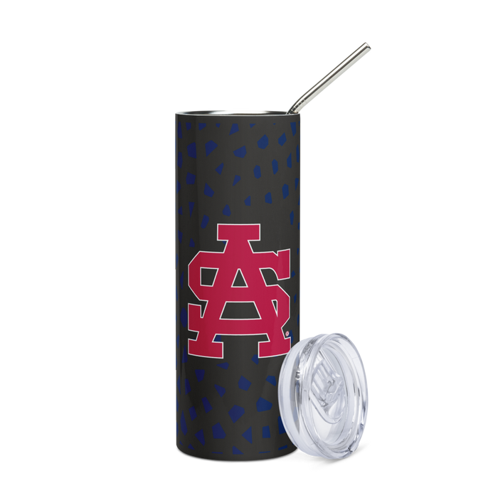University of South Alabama Stainless Steel Skinny Tumbler 20 OZ Overall Print