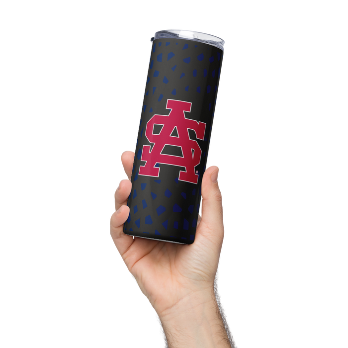 University of South Alabama Stainless Steel Skinny Tumbler 20 OZ Overall Print