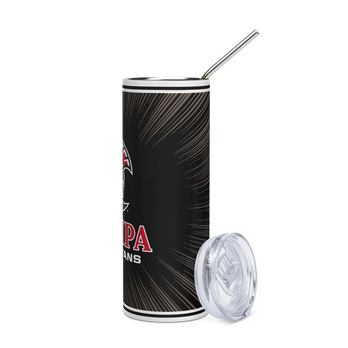 University of Tampa Stainless Steel Skinny Tumbler 20 OZ Overall Print