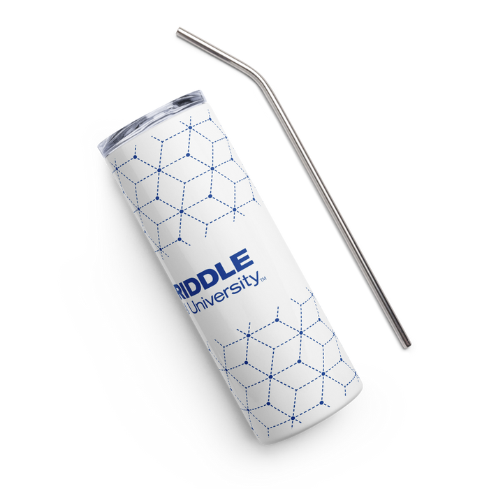 Embry-Riddle Aeronautical University Stainless Steel Skinny Tumbler 20 OZ Overall Print