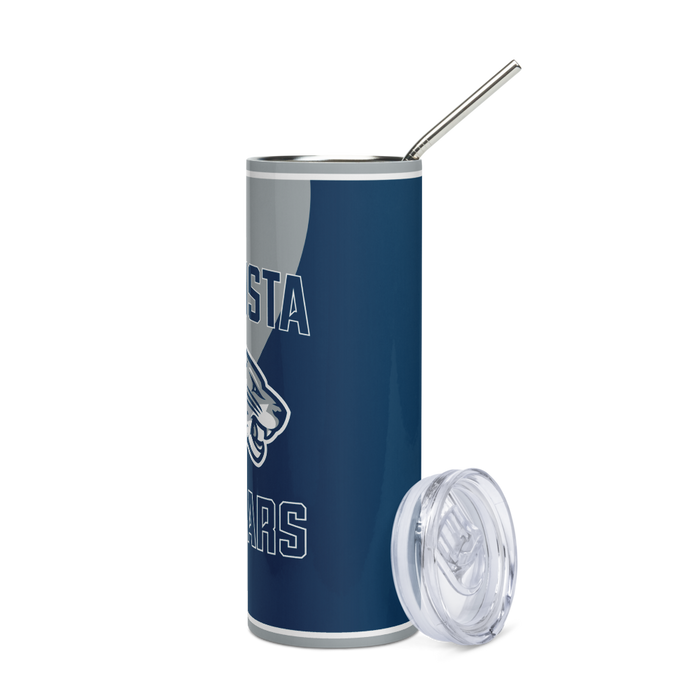 Augusta University Stainless Steel Skinny Tumbler 20 OZ Overall Print