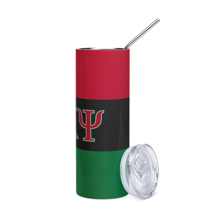 Phi Kappa Psi Stainless Steel Skinny Tumbler 20 OZ Overall Print