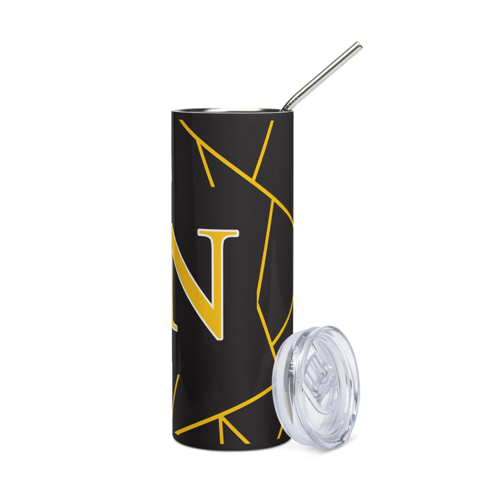 Sigma Nu Stainless Steel Skinny Tumbler 20 OZ Overall Print