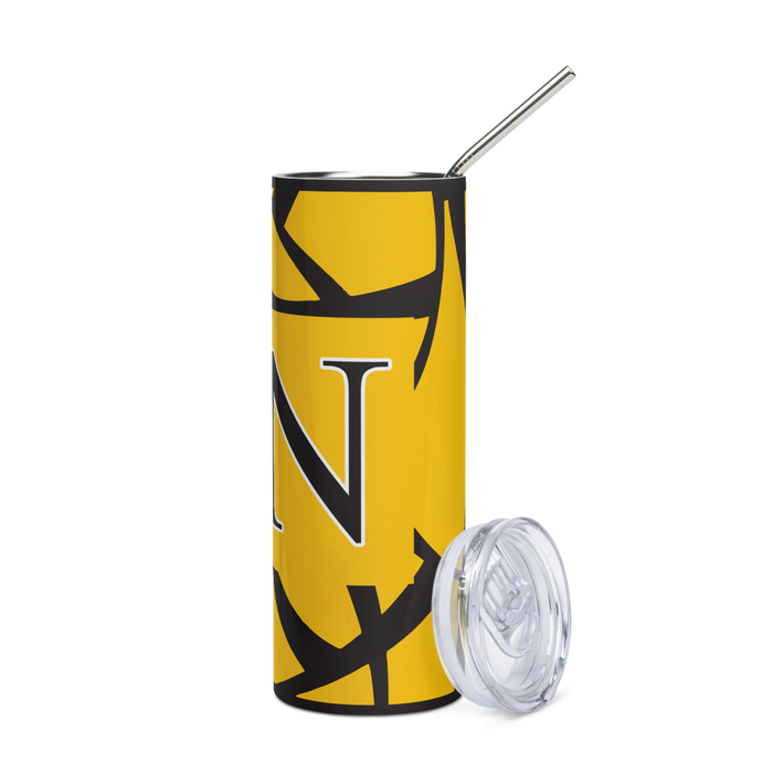 Sigma Nu Stainless Steel Skinny Tumbler 20 OZ Overall Print