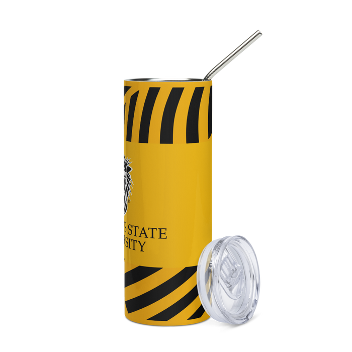 Fort Hays State University Stainless Steel Skinny Tumbler 20 OZ Overall Print