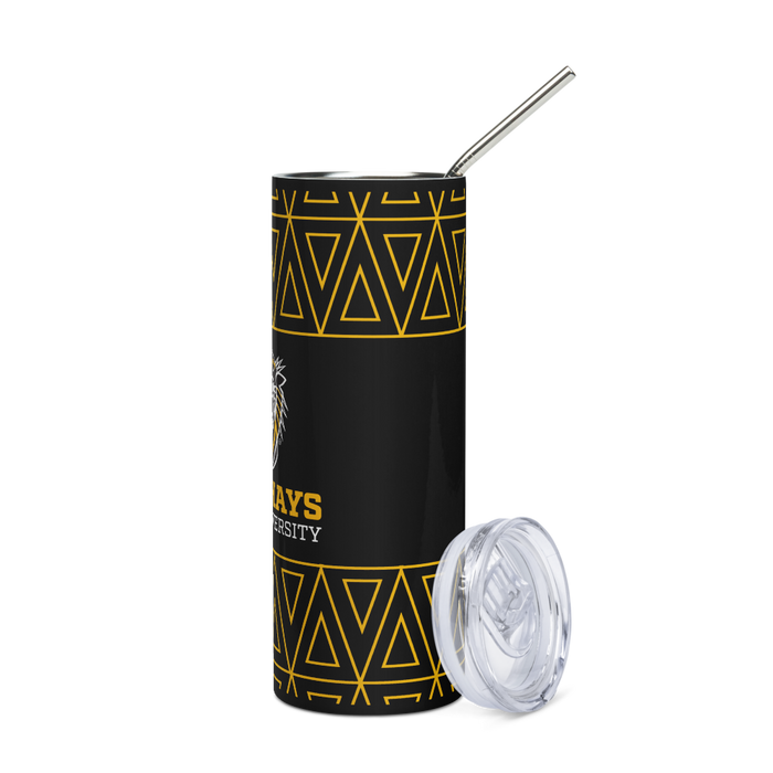 Fort Hays State University Stainless Steel Skinny Tumbler 20 OZ Overall Print