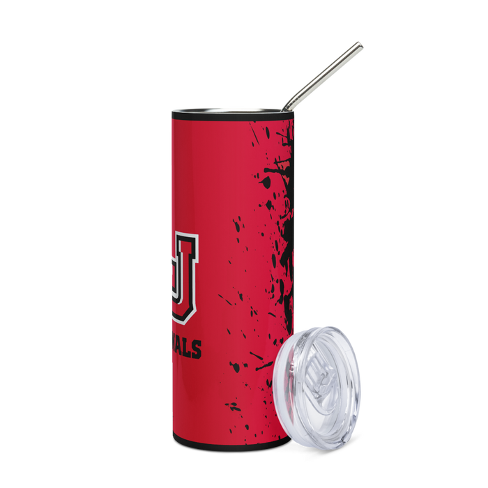 Lamar University Stainless Steel Skinny Tumbler 20 OZ Overall Print