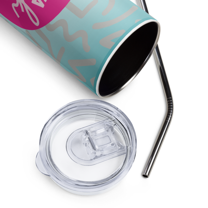 Zeta Tau Alpha Stainless Steel Skinny Tumbler 20 OZ Overall Print